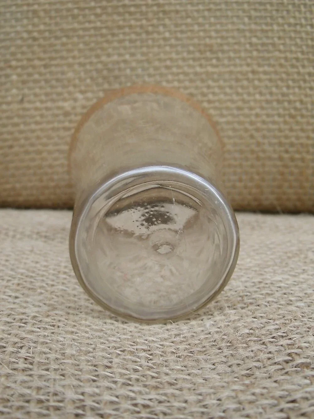 Vintage West Virginia Glass Optic 22K Gold Cordial Glass Set of 6